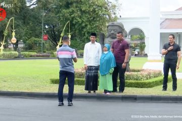 Lebaran Idul Adha, Presiden “open house” bersama cucu