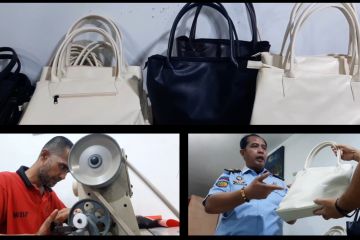 Melirik tas buatan tangan warga binaan di Medan
