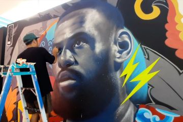 Mural LeBron James ramaikan final NBA 2023