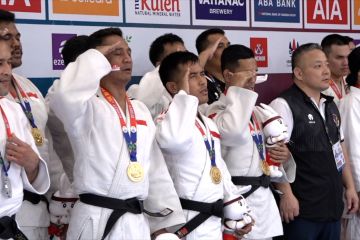 Panen 11 emas, tim judo tunanetra Indonesia juara umum APG 2023