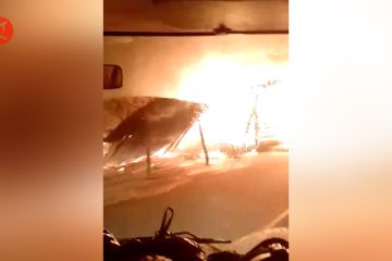 Pasca bentrok akibat konflik lahan di Nabire, tujuh rumah dibakar