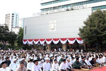 Pemprov DKI Jakarta gelar shalat Idul Adha di Balai Kota
