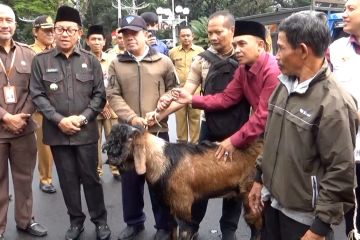 Pihak swasta titipkan bantuan hewan kurban pada Pemkot Malang