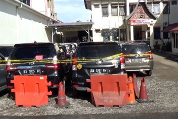 Polsek Kuranji amankan 17 unit mobil rental kasus penggelapan