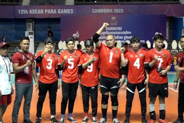 Raih perak, tim goalball Indonesia butuh banyak jam bertanding