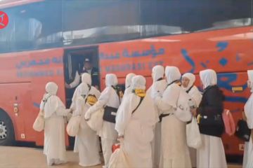 275 kloter jamaah haji Indonesia telah tiba di Arab Saudi