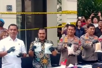 Polisi geledah pabrik ekstasi rumahan di Kabupaten Tangerang
