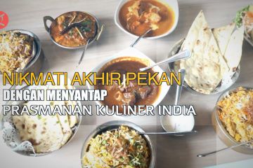 Nikmati akhir pekan dengan menyantap prasmanan kuliner India