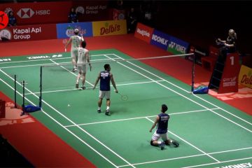 Pram/Yere kalah dari pasangan Malaysia di semifinal Indonesia Open