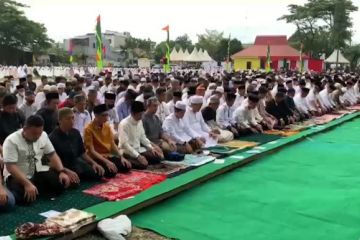 Warga Muhammadiyah Sumut laksanakan Shalat Idul Adha di seribu titik