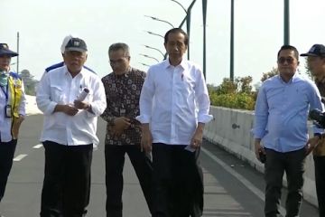 Presiden Joko Widodo resmikan Jembatan Kretek II di Bantul DIY