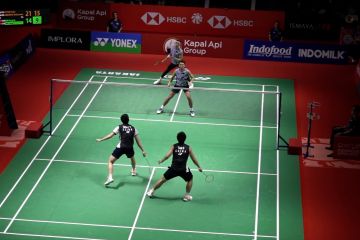 Tak terbendung, Fajar/Rian lanjut perempat final Indonesia Open 2023