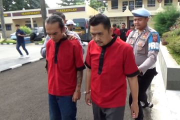 Tampang polisi gadungan pelaku kejahatan yang diamankan Polres Bogor