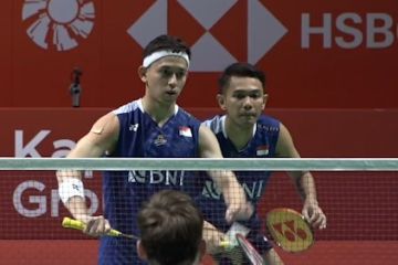 Fajar & Rian melaju mulus ke babak kedua Indonesia Open 2023