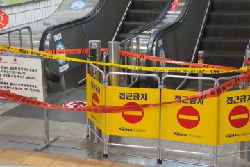 14 orang luka-luka akibat kecelakaan eskalator di Korea Selatan