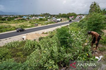 Penggunaan kembali jalan di bekas likuifaksi Balaroa 