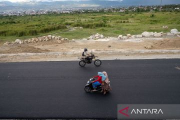 Penggunaan kembali jalan di bekas likuifaksi Balaroa 