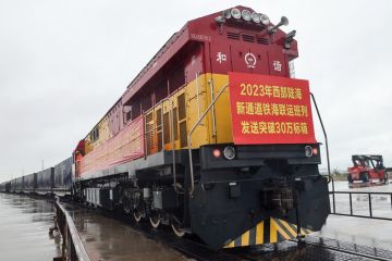 Kereta intermoda darat-laut China catat 4.500 perjalanan