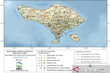 BMKG :  Hujan berpeluang turun di Bali saat puncak kemarau