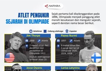 Atlet pengukir sejarah di Olimpiade