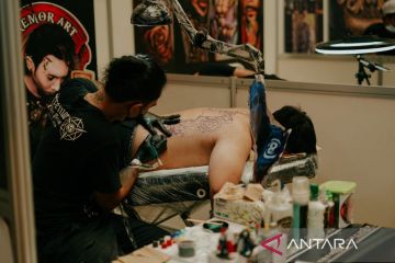 125 seniman tato ramaikan ajang internasional Bali Tattoo Expo 2023