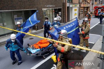 Ledakan terjadi di dekat stasiun Shimbashi Tokyo