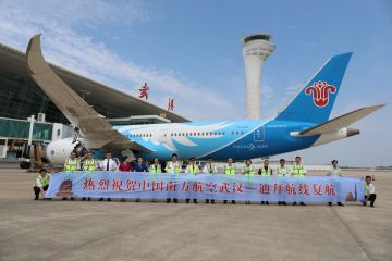 Wuhan kembalikan layanan penerbangan internasional dalam skala besar