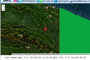 BPBD Papua: Belum ada laporan dampak gempa M 6,2 di sekitar Keerom