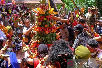 Petani Temanggung gelar syukuran panen melimpah