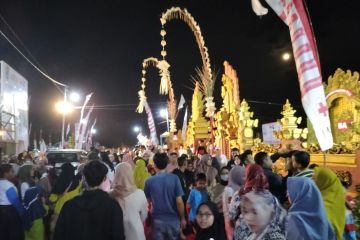 Warga antusias mengunjungi  Jumbara PMR Nasional di Lampung Selatan