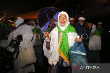 Kloter pertama haji Aceh dijadwalkan tiba di Tanah Air Rabu dini hari