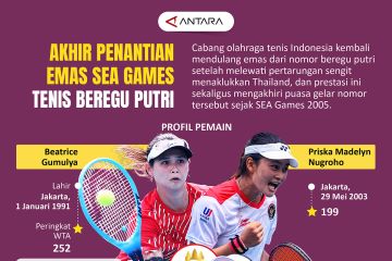 Akhir penantian emas SEA Games tenis beregu putri