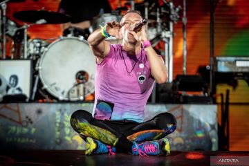 Coldplay tampil di Kopenhagen
