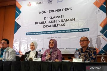 Bawaslu harapkan seluruh TPS di Pemilu 2024 ramah disabilitas 