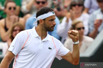 Tenis  Wimbledon: Grigor Dimitrov atasi Frances Tiafoe  straight set