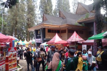 Pemkab Karo catat pengunjung festival bunga-buah mencapai 65.000 orang