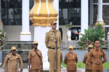 Pj Bupati Mimika: Rombongan Wapres RI tiba di Timika saat hujan deras