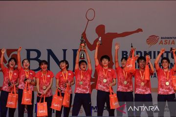 Jepang juara BNI Badminton Asia Junior Championships 2023