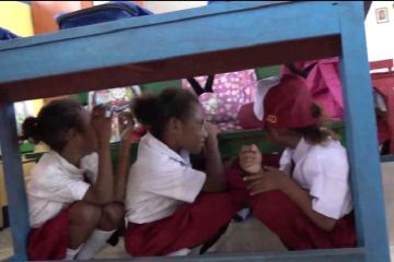 BMKG gelar sekolah lapang gempa pada dua sekolah di Supiori