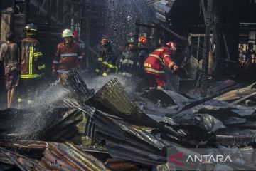 Kebakaran Rumah di Teluk Tiram Banjarmasin