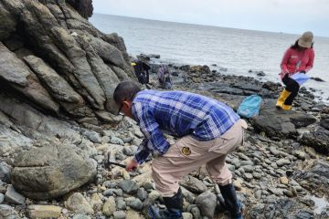 Tim Survei Kementerian ESDM verifikasi geoheritage Matano Lutim