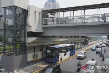 Halte TransJakarta Gatot Subroto LIPI mulai beroperasi Jumat