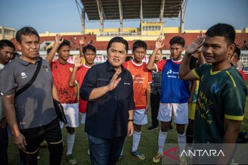 Erick Thohir tinjau seleksi Timnas U-17