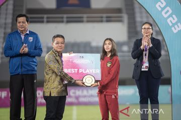 Penyerang Timnas putri Indonesia jadi pemain terbaik AFF U-19