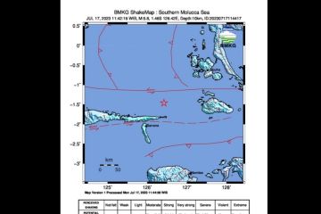 BMKG: Gempa M5,8 di timur laut Malut akibat deformasi kerak bumi