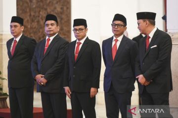 Presiden Jokowi lantik lima wakil menteri