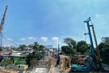 Pembangunan Jembatan Otista Bogor masuk tahap pengeboran area pondasi