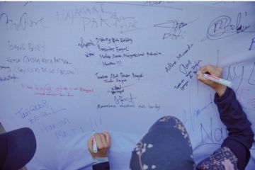 Dukung pemberantasan begal relawan Bobby Nasution teken petisi