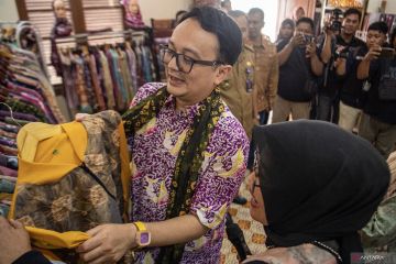 Wamendag kunjungi griya kain tuan kentang Palembang