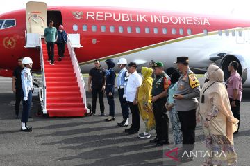 Presiden Jokowi tiba di Bengkulu dalam rangka kunjungan kerja